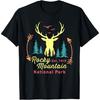 Rocky Mountain National Park Colorado Retro Vintage T-Shirt(1)