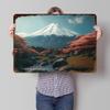 Fuji Dreamscape Metal Poster Customized Wall Art Retro Vintage Tinplate Signs for Office Decor Room Home Decorations House Items