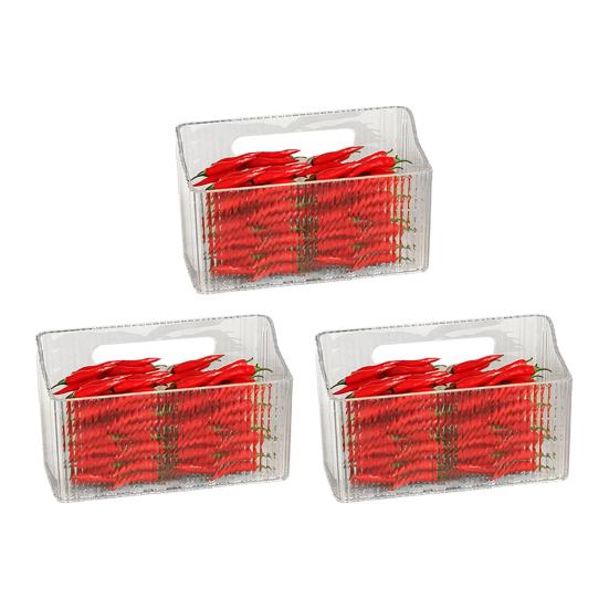 Storage Box No Drilling with Hollow Drain Holes Organizer Space-saving Storage Basket for Kitchen And Bathroom