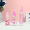 Clear Printed Cosmetic Spray Bottle (50/75/100ml) - Portable, Colorful, Press-Style, Plastic Beauty Tool