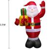 Holiday Display Inflatable Santa Claus Decorations Christmas Inflatable Santa Claus Outdoor Yard Lawn Decoration Supplies