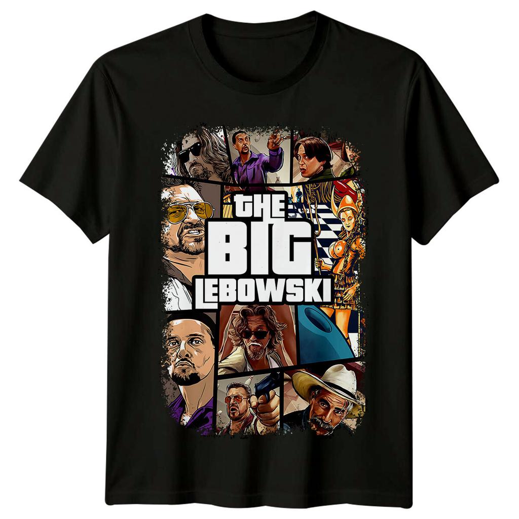 The Big Lebowski (1998) Movie Poster Inspired T-Shirt RetroClassic Tee Unisex