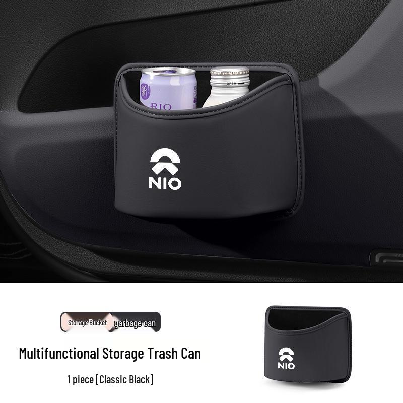 NIO In-car Trash Can & Storage for EC6 ES8 ET7 ET9 - Seat Back Box & Door Umbrella Holder.