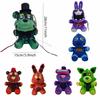Cinco noites no freddy fnaf bonito brinquedos de pelúcia jogo boneca 18 cm bonnie bear foxy dos desenhos animados bonecas recheadas freddy brinquedos para crianças presentes