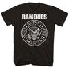 Ramones Seal Logo Maglietta da Uomo Rock and Roll Musica Band Classica Maglietta Unisex Nuova Nera