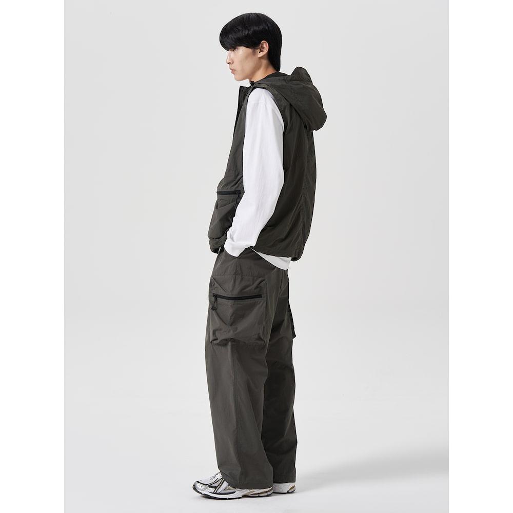 8seconds Nylon Hooded Vest Khaki (264839Ey4H)