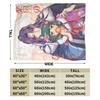 The Apothecary Diaries Anime Maomao Blanket Velvet Spring Autumn Portable Thin Throw Blanket for Bed Outdoor Bedspreads