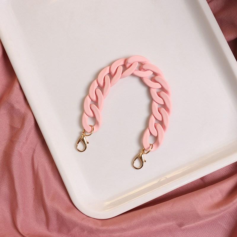 DIY Hardware Accessories Phone Drop-Resistant Chain Candy Color Chain-Strap Mobile Phone Ornament