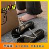 Design Sense Niche High-heeled Sandals 2025 New Height-increasing Set Toe Wear Fairy Thick-bottomed French One-word Slippers
