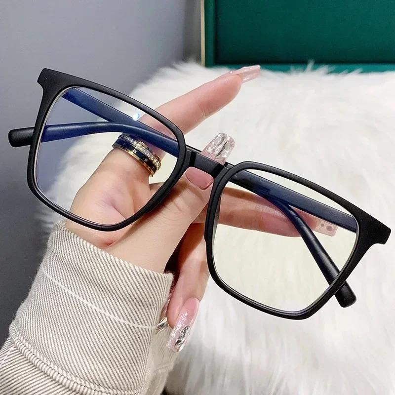 Finished Myopia Glasses for Women Men Square Optical Shortsighted Eyeglasses Student Computer Prescription Minus Eyewear Diopter