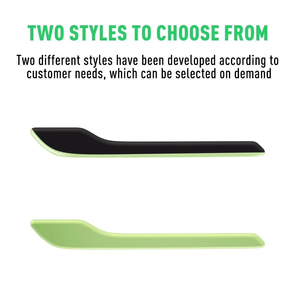 YZ For Tesla Car Sticker Model 3 Model Y Door Handle Cover Protector for Tesla Model3 23 Luminous Handle Kit ModelY Accessories