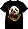 Cute Baby Panda T Shirt Adorable Cartoon Bear Graphic Tee Kawaii Animal Top