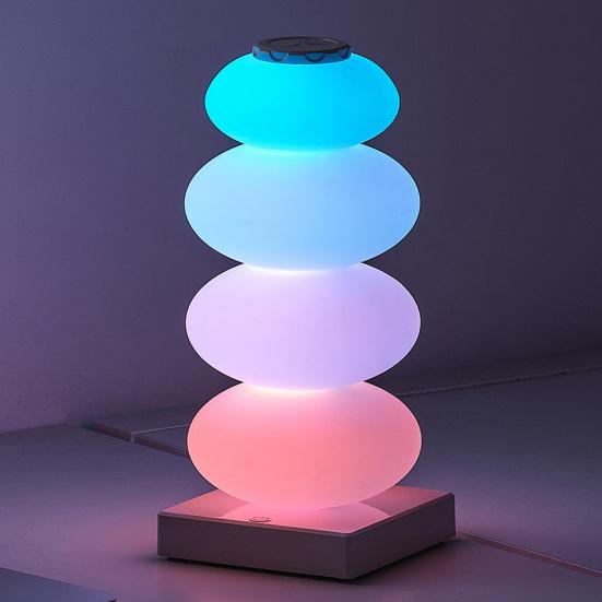 Candy Gourd LED Desk Lamp Touch Control USB Powered Rechargeable Colorful
