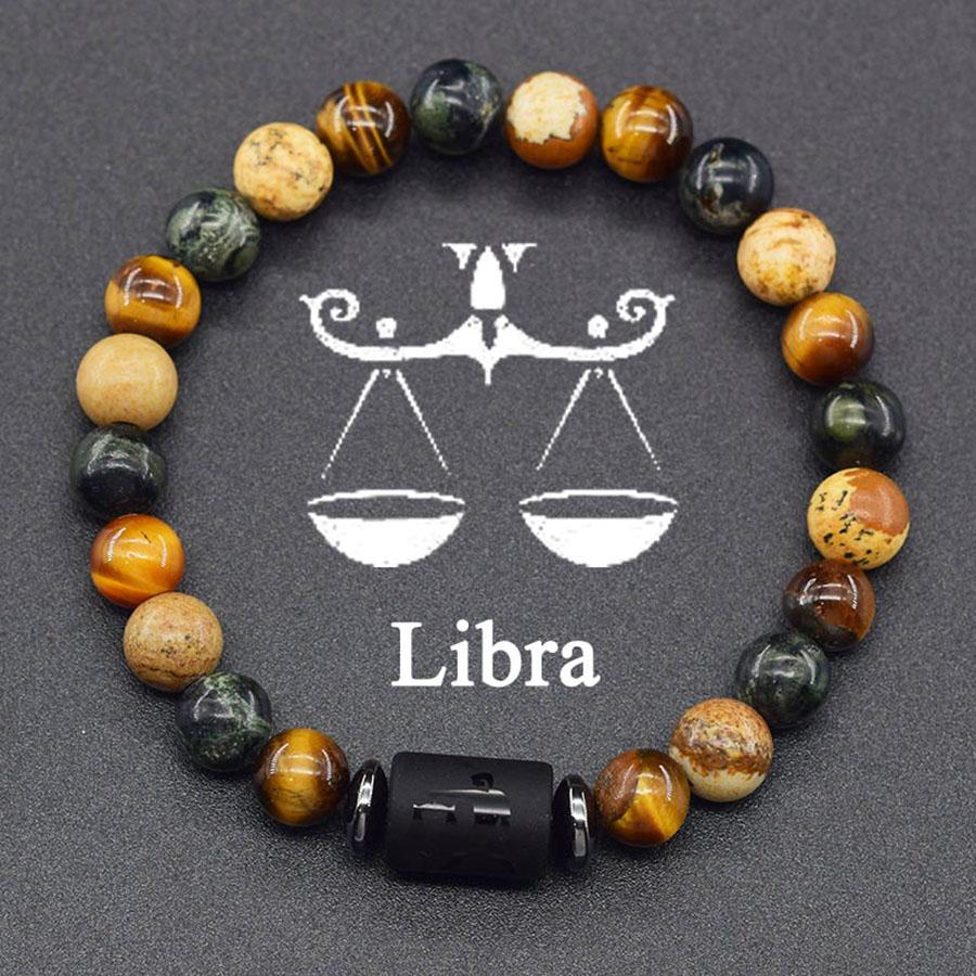 12 Sterrenbeeld Armband Heren Constellatie Armband voor Mannen Ram Maagd Leeuw Weegschaal Bedel Bangle Dames Vriendschap Sieraden om de Hand