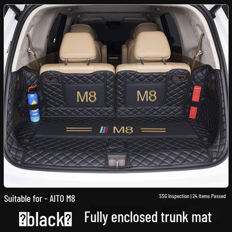 AITO M8 2025 Trunk Mat Full Coverage for Huawei AITO M8 Five-Seater/Six-Seater Tail Box