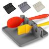 Silikon Geschirrabtropfgestell Küchenutensilienhalter Ablagehalter Gabel Spatel Multifunktionales Regal Organizer Rutschfeste Aufbewahrungsmatte