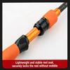 Stylish Orange Portable Telescopic Carbon Fishing Rod with Comfortable EVA Handle for All Water Perfect Gift for Women and Girls