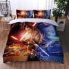 Anime Lusso Guerriero Stellare 3D Set Biancheria da Letto Stampata 3D per Bambini Set Copripiumino per Neonati Biancheria da Letto Matrimoniale Singolo King Bambini Adulti Regalo