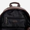 By ESquire Women S Leni gloSSy Shirring Backpack Brown