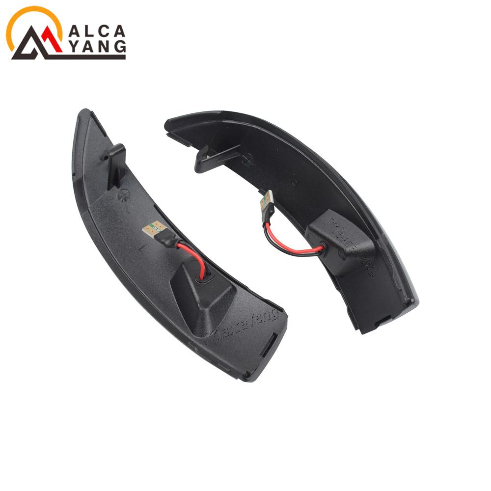 For Ford Fiesta Mk7 2008-2017 For Ford B-Max 2012-2017 2 Pieces Dynamic Blinker LED Turn Signal Lights Side Mirror IndicatorTurn Signal 2