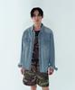 Noiseu Washed Western Denim Shirt - Blue