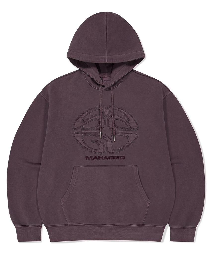 PIGMENT Eclipse Logo Hoodie Deep Purple(Mg2Ffmm411A)