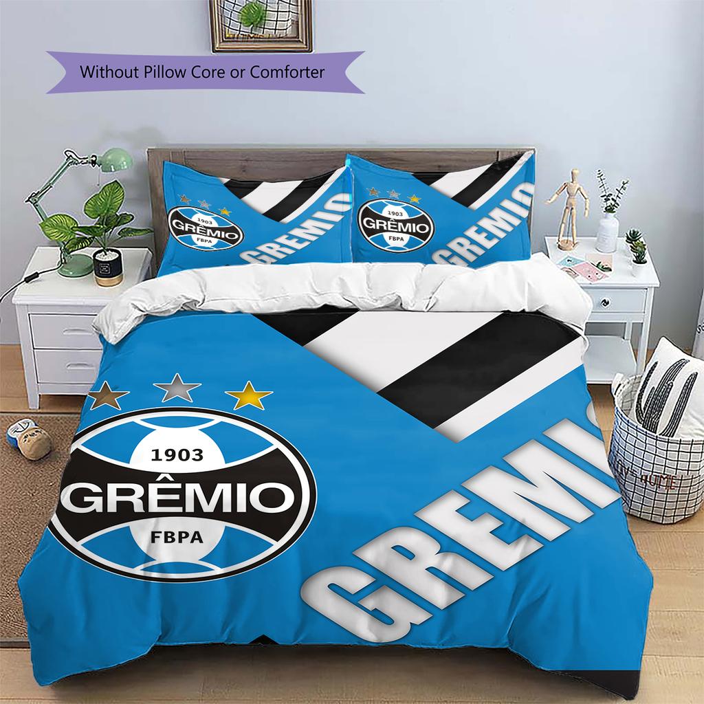 GREMIO FC Pattern Bedding Home Decoration Birthday Gift (1 * duvet cover + 2 * pillowcase, without core)