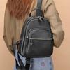 Damen-Reisegepäck BG Echte Leder-Rucksacktasche Mädchen Damen-Schultasche Weiches Rindsleder Damen-Rucksacktasche Doppelschulter-Reiserucksack