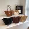 Bolso Tote Grande Edición Diseñador, Bolso Bandolera de Moda con Detalle de Cierre, Bolso Chic para Hombro para Mujer, Bolso Cruzado y de Trabajo Minimalista KTB