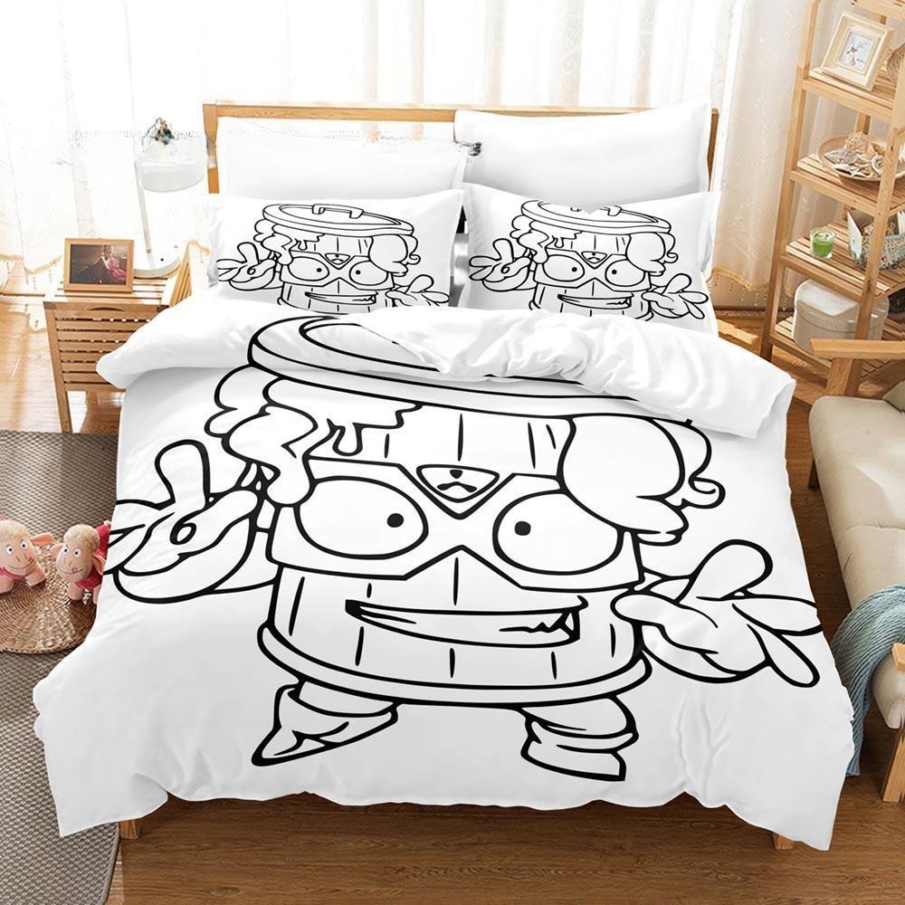 3D Print Anime Super Zings Bedding Collection Single Twin Full Queen King Size Bed Collection Adult Kid Bedroom Duvet Cover Collections Home Textiles