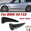 For BMW X5 F15 2014-2018 Front Side Wing Fender Air Guide Vent Grill Grille Hole Emblem Trim ABS Decorative Sticker Accessories