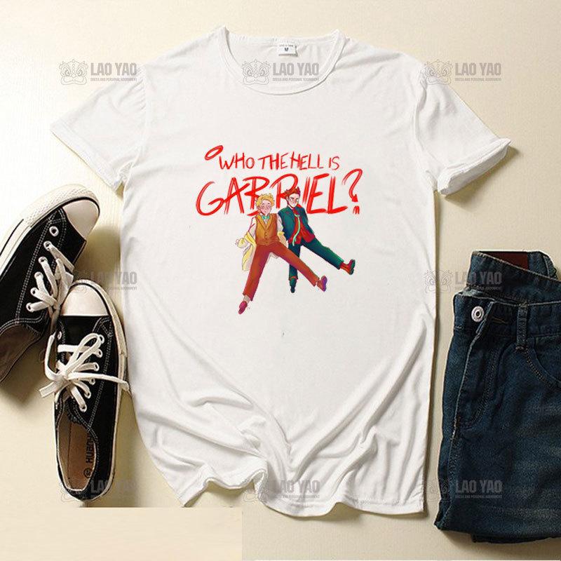 Good Omens Grafik-T-Shirt Herren Aziraphale Ineffable Go David Tennant Angel Amazing Woman Tees Kurzarm-T-Shirt Original