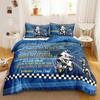 Letter To Son Duvet Cover Set Quote Saying Well-Known Saying Aphorism Bedding Set Inspirational Letters Polyester Qulit Cover