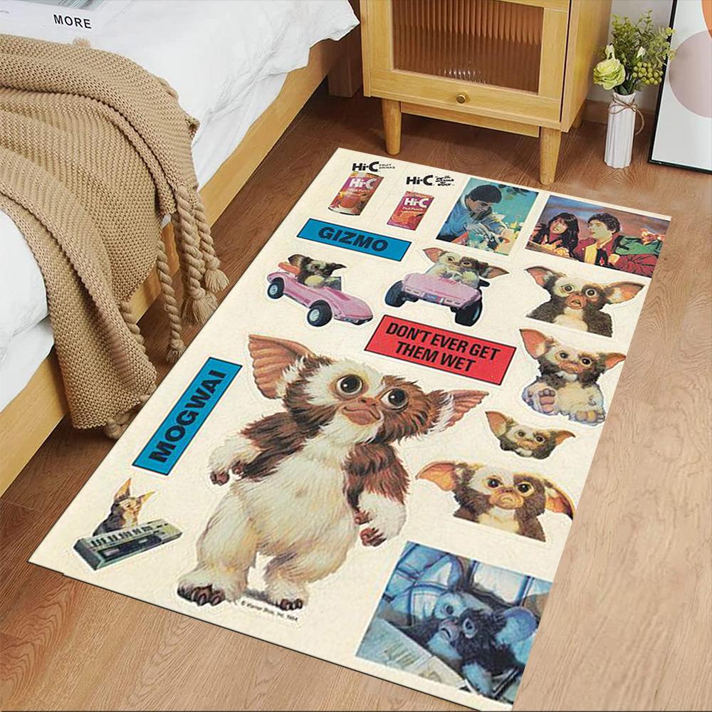 Gremlins Floor Rug Office Rug Design for Dormitory Living Rooms Dining Room Study Room Anti-slip Rug Office Home Decor