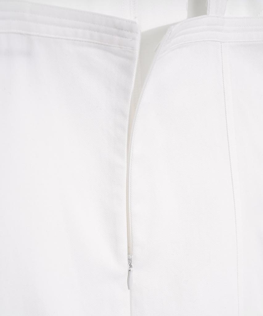 Hardcore Happiness Basic Slit Long Dress_White