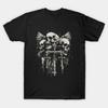 Skull Cross Y2k Goth Alt Grunge Gothic Emo Aesthetic T Shirt Vintage Comfortable Unisex Stylish Versatile Stretched