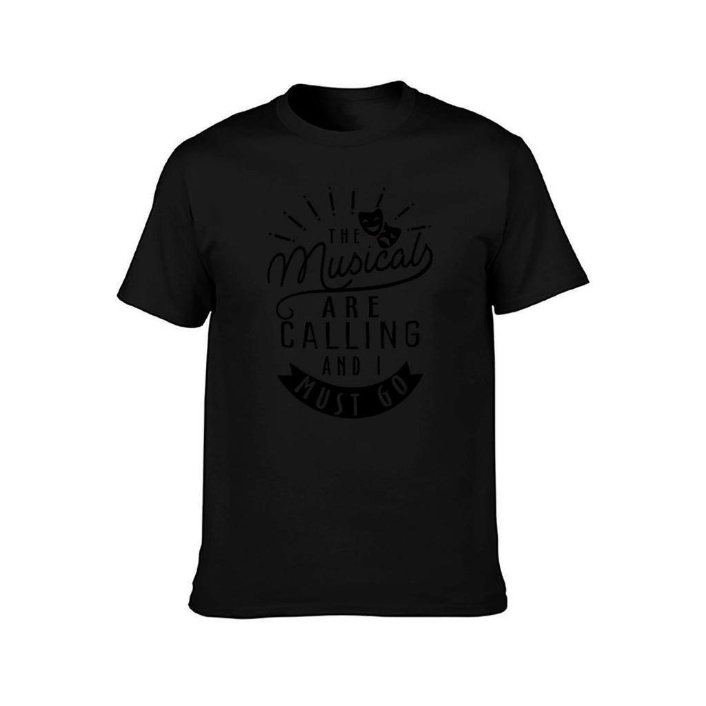 Musicals Are Calling TShirt Basic Casual Short Sleeve Cotton Shirt