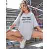Your read my T-Shirt Letter Street Hip Hop Printed T-Shirts Women Cotton Brand Short Sleeve Breathable Casual Clothing Women's