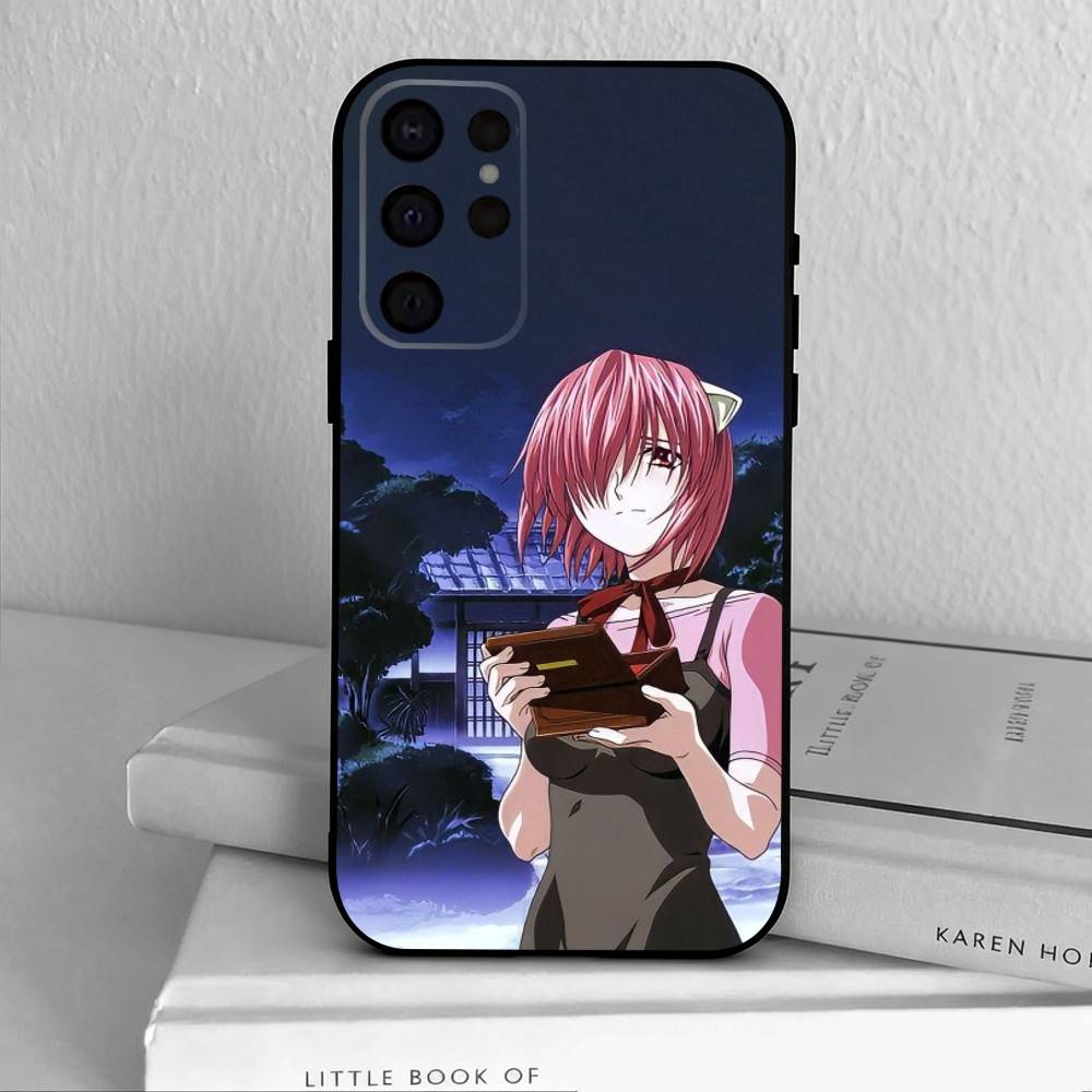E-Elfen Lied L-Lilium Lucy Phone Case For Samsung S25,S24,S21,S22,S23,S30,Ultra,S20,Plus,Others Soft Black Cover