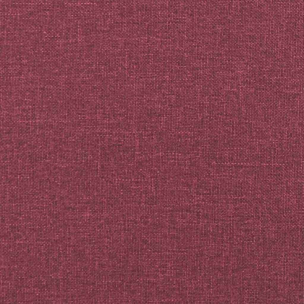 Sofa Cushions 2 pcs Burgundy 200 x 40 cm Fabric