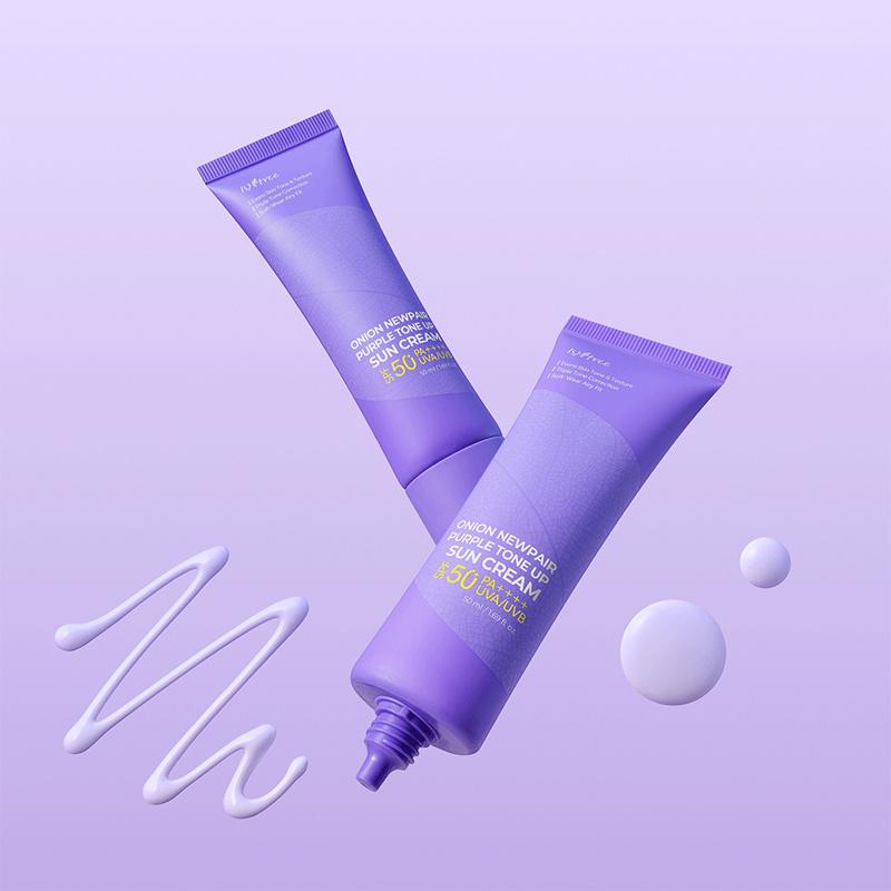 ISNTREE Crème solaire tonifiante Onion Newpair SPF 50+ PA++++ 50ml