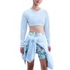 Dri-Fit Susan Fang Quick-Dry Short Lightweight Long Sleeve T-Shirt Women Tops IB4070-423