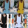 Women Sexy V Neck Sleeveless Pocket Blouse Shirt For Effortless Style And Comfort