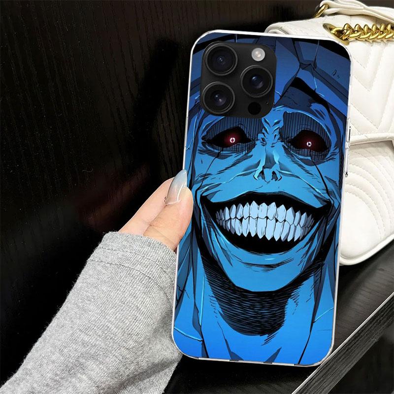 Anime S-Solos L-Levelings Hülle für iPhone 17 Air 16 16E 15 14 11 Pro Max Weiche Handyhülle 12 13 Mini 7 SE 2020 8 Silikon Schwarz