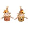 Scarecrow Plush Doll Decoration for Halloweens Thanksgiving Party Sturdy Polyester Cloth Home Tabletop Display