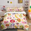 Cute Anthropomorphic Fruit Illustrations Printed Duvet Cover Set1 Duvet Cover+2 Pillowcasemulti Size Bedroom Bedding Decor