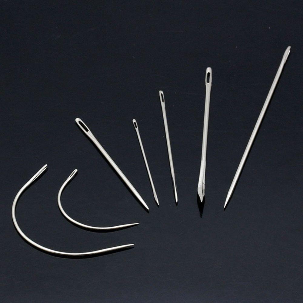 7 Pcs/set Portable Leather Crafts Curved Canvas Sewing Needles Hand Repair