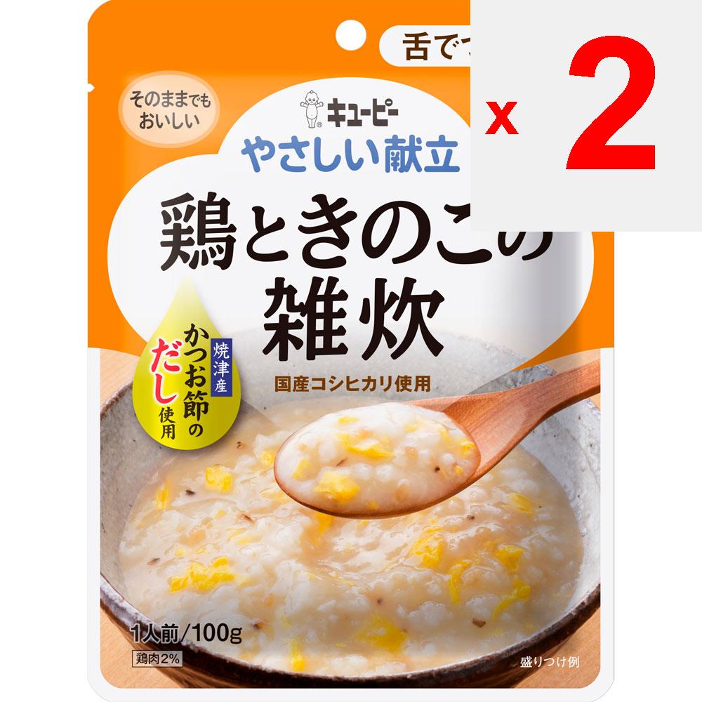 KEWPIE Łatwe Menu 100g owsianka z kurczakiem i grzybami Retorta Miękkie jedzenie i przybory do jedzenia Retorta