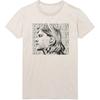 Kurt Cobain 'Contrast Profile' Natural T shirt - NEW nirvana