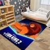 Anpassbarer großer Simba König der Löwen Zeichentrickteppich, geeignet für Wohnzimmer, Kinderzimmer, Sofas, Fußmatten, und ist rutschfest